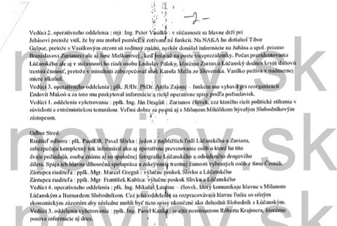 Uniknutý dokument NAKA 