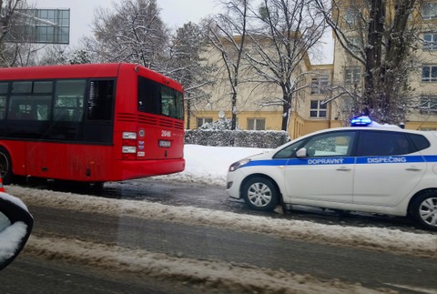 Zasnežená Bratislava