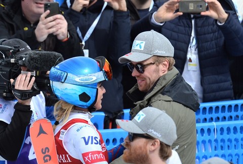 Mikaela Shiffrinová a Aleksander Aamodt Kilde