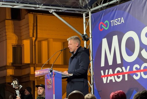 Predvolebný míting TISZA v Siofóku