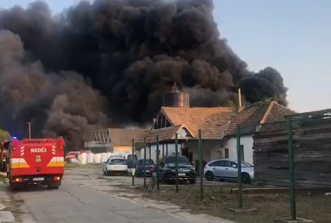 Požiar v Palárikove