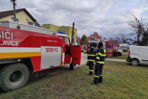 Požiar rodinného domu v Komjaticiach