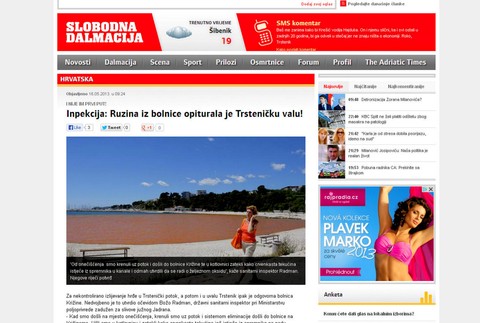 Slobodna Dalmacija červené more