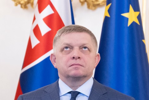 Na snímke premiér Robert Fico