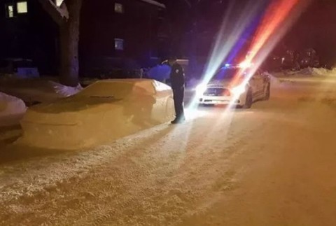 Auto zo snehu