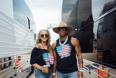 Jimmie Allen s manželkou Alexis