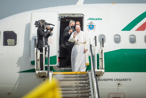 Pápež František sa rozlúčil so Slovenskom