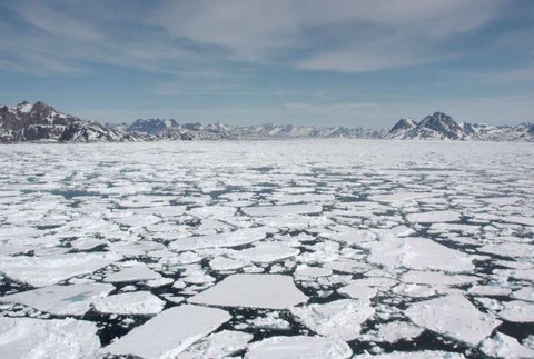 topiaci sa ľad v Grónsku
