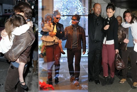 Katie Holmes, Suri Cruise a Tom Cruise oslavujú narodeniny Katie
