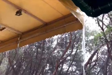 Chorvátskym Tučepi sa prehnala búrka