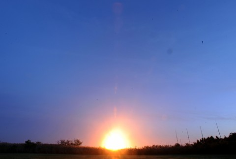 Súkromná vesmírna raketa Antares - výbuch 3