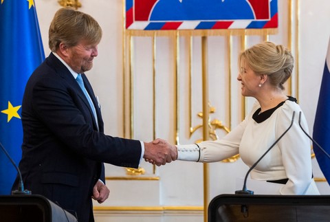 Holandský kráľovský pár na Slovensku