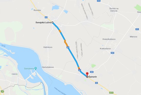 Šamorín - Dunajská Lužná 