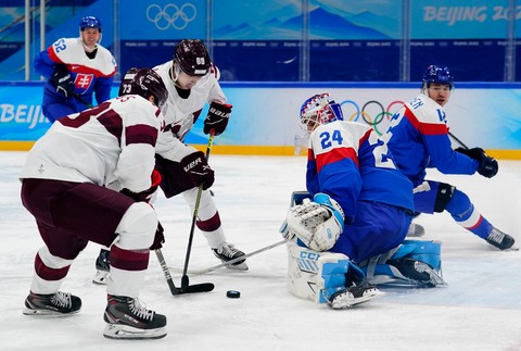 Slovensko vs. Lotyšsko ZOH Peking 2022