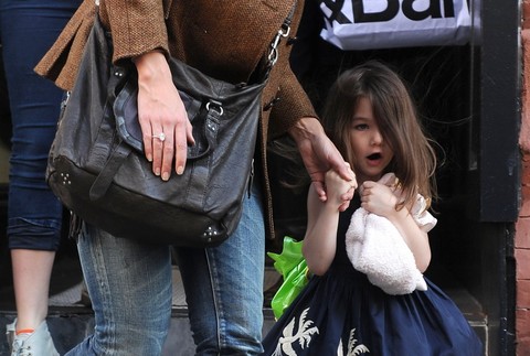 Suri Cruise s mamou, herečkou Katie Holmes