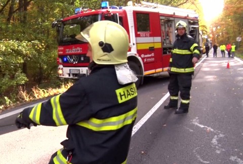 Traktor skončil v priekope