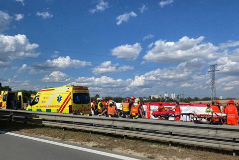 Nehoda autobusov D2 Brno - Policie ČR (1)