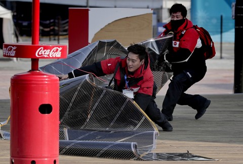 Kangnung silný vietor 2