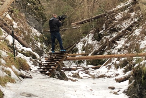 Slovenský raj je pokrytý ľadom