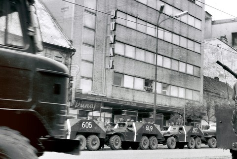 Bratislava, Námestie SNP, 21 august 1968