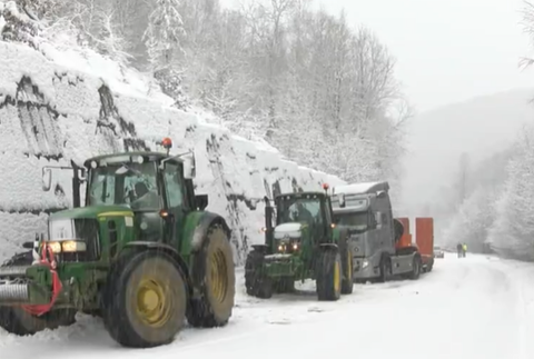 Sninský okres prekvapila snehová kalamita