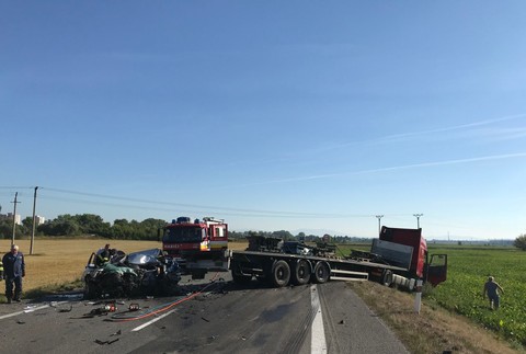 Topoľčany, nehoda, nákladiak