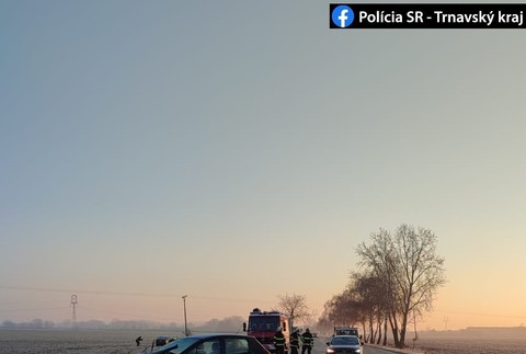 Nehoda pri obci Baka