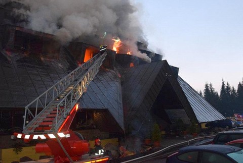 Hotel Junior požiar 2