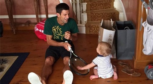 Braček Stefan má sestričku Taru. Nole druhýkrát otcom