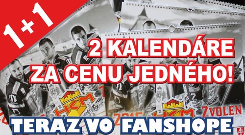 Akcia 1+1 na kalendáre