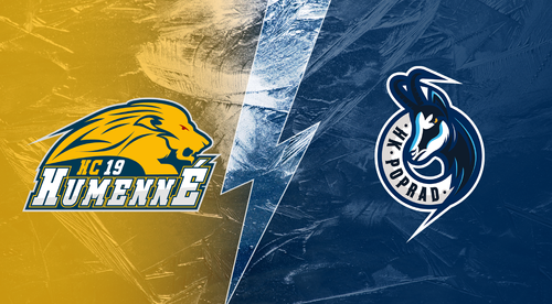 HC 19 Humenné -  HK Poprad 2:5 v 44. kole Tipos extraligy