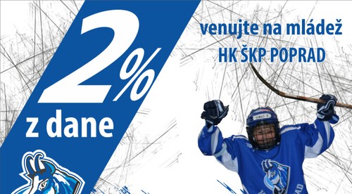 Darujte 2 % z dane