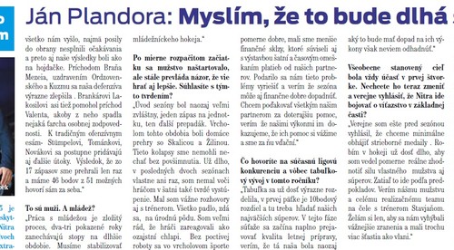 5.číslo Hokeja v Nitre prináša