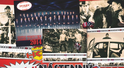 Počas derby kalendár HKM 2014 v akcii