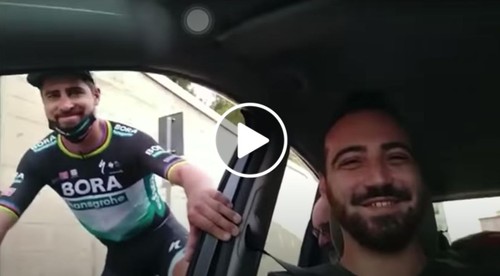 VIDEO: Sagan opäť baví,  TAKTO sa nechal zviesť fanúšikmi