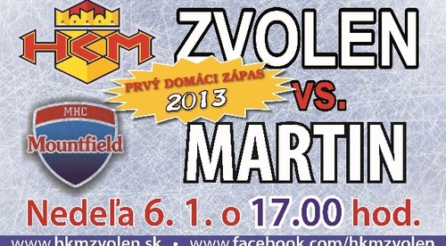 V nedeľu domáca premiéra 2013 proti Martinu