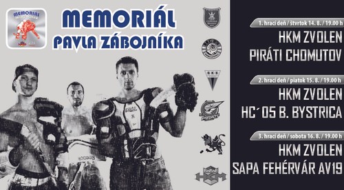Od štvrtku na Memoriál Pavla Zábojníka