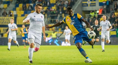 Dunajská Streda zlomila Zlaté Moravce gólom do šatne