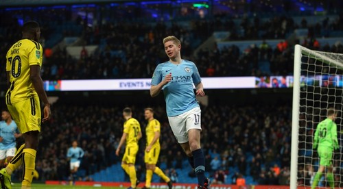 Najlepším nahrávačom v Európe De Bruyne