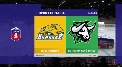 HC 19 Humenné – HC MIKRON Nové Zámky 5:4 v 18. kole
