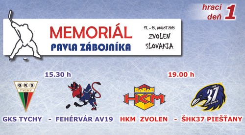 Dnes začal Memoriál P. Zábojníka