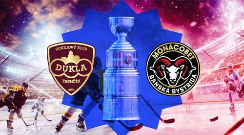 HK DUKLA Trenčín - HC MONACObet Banská Bystrica 3:4pp v 36. kole Tipos extraligy