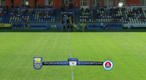 Duel MFK Michalovce - ŠK Slovan Bratislava rozhodol Šporar chrbtom k bráne