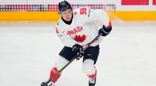 2024 IIHF Majstrovstvá sveta: Dánsko - Kanada 1:5 v A-skupine, tri body Bedarda