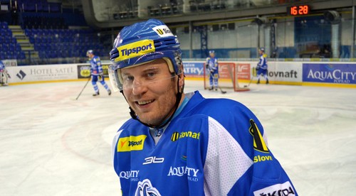 Jaroslav Špelda na odchode do HC Valpellice