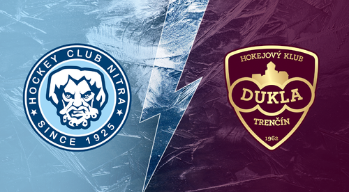 HK Nitra - HK Dukla Trenčín v 5. zápase kvalifikácie play-off Tipos extraligy 5:1