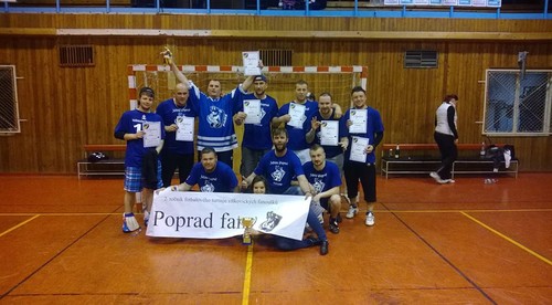 Turnaj priateľov popradského hokeja v malom futbale