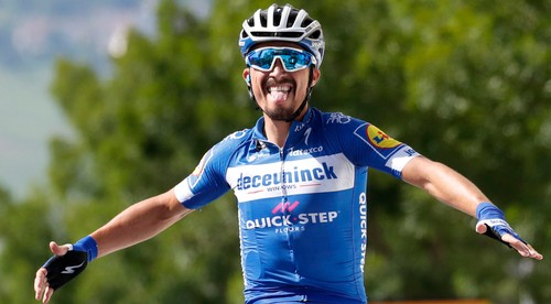 Alaphilippe víťazom 3.etapy. Pelotónu ušiel v stúpaní 13 km pred cieľom
