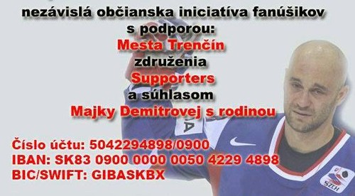 Zbierka pre pietne miesto Pavla Demitru v Trenčíne