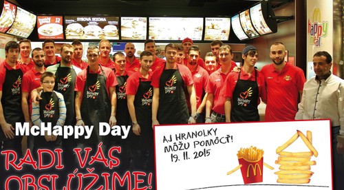 "Rytierov" stretnete na Mc Happy Day
